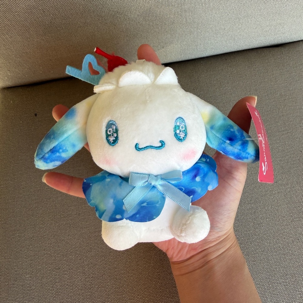 3 for $15!  Cinnamoroll Cherry Drink Plush Doll Keychain Sanrio Characters NWT